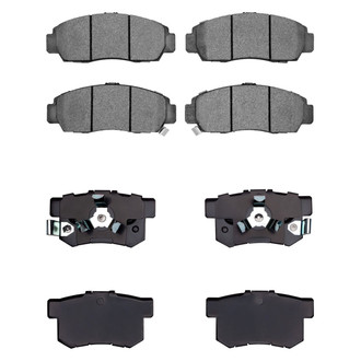 R1 Concepts® - Semi-Metallic Front and Rear Brake Pad Set