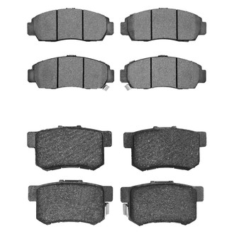 R1 Concepts® - Semi-Metallic Front and Rear Brake Pad Set