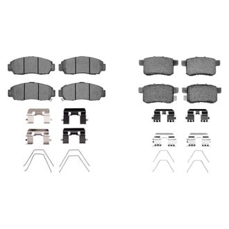 R1 Concepts® - Semi-Metallic Front and Rear Brake Pad Set