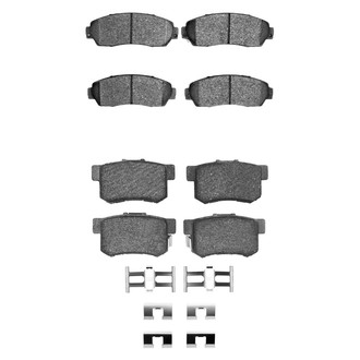 R1 Concepts® - Semi-Metallic Front and Rear Brake Pad Set