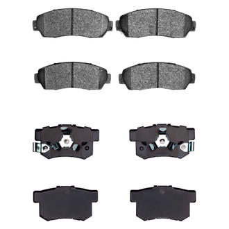 R1 Concepts® - Semi-Metallic Front and Rear Brake Pad Set