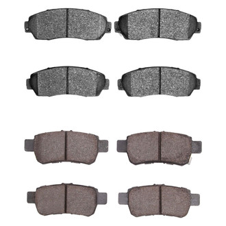 R1 Concepts® - Semi-Metallic Front and Rear Brake Pad Set