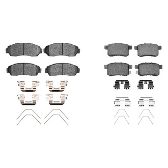 R1 Concepts® - Semi-Metallic Front and Rear Brake Pad Set