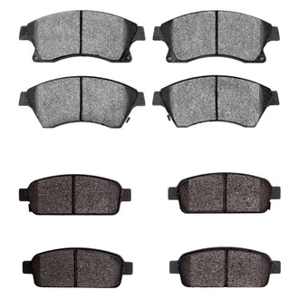 R1 Concepts® - Semi-Metallic Semi-Metallic Front and Rear Brake Pad Set