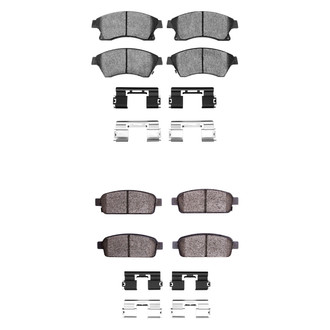 R1 Concepts® - Semi-Metallic Semi-Metallic Front and Rear Brake Pad Set