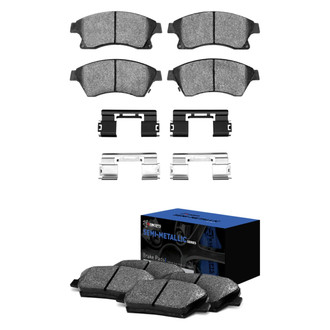 R1 Concepts® - Semi-Metallic Front and Rear Brake Pad Set