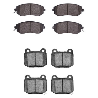 R1 Concepts® - Semi-Metallic Front and Rear Brake Pad Set