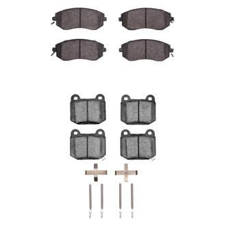 R1 Concepts® - Semi-Metallic Front and Rear Brake Pad Set