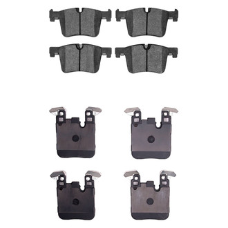 R1 Concepts® - Semi-Metallic Semi-Metallic Front and Rear Brake Pad Set
