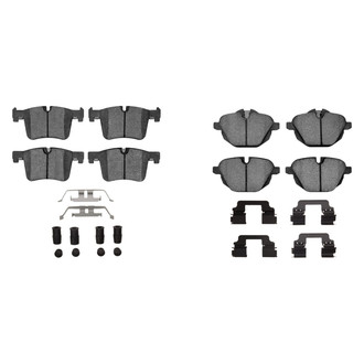 R1 Concepts® - Semi-Metallic Semi-Metallic Front and Rear Brake Pad Set