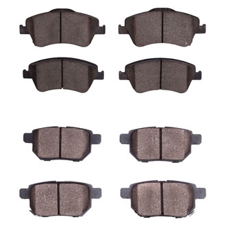 R1 Concepts® - Semi-Metallic Semi-Metallic Front and Rear Brake Pad Set