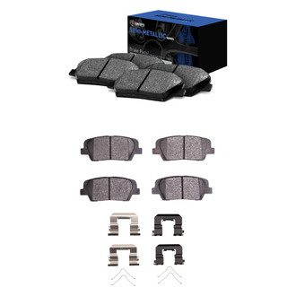 R1 Concepts® - Semi-Metallic Front and Rear Brake Pad Set