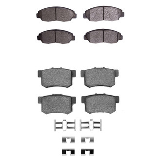 R1 Concepts® - Semi-Metallic Front and Rear Brake Pad Set