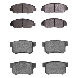 R1 Concepts® - Semi-Metallic Front and Rear Brake Pad Set