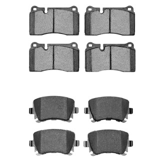 R1 Concepts® - Semi-Metallic Semi-Metallic Front and Rear Brake Pad Set