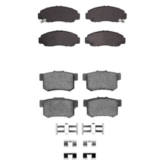 R1 Concepts® - Semi-Metallic Front and Rear Brake Pad Set