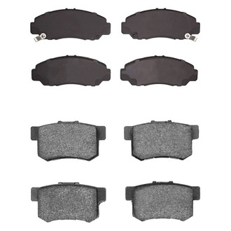 R1 Concepts® - Semi-Metallic Front and Rear Brake Pad Set