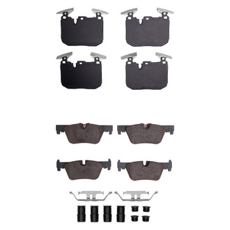 R1 Concepts® - Semi-Metallic Semi-Metallic Front and Rear Brake Pad Set