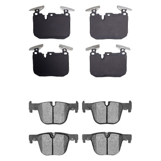 R1 Concepts® - Semi-Metallic Semi-Metallic Front and Rear Brake Pad Set