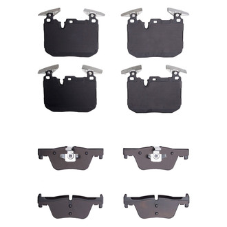 R1 Concepts® - Semi-Metallic Semi-Metallic Front and Rear Brake Pad Set