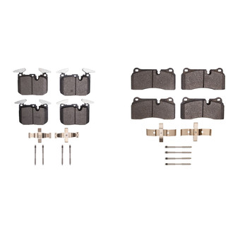 R1 Concepts® - Semi-Metallic Semi-Metallic Front and Rear Brake Pad Set