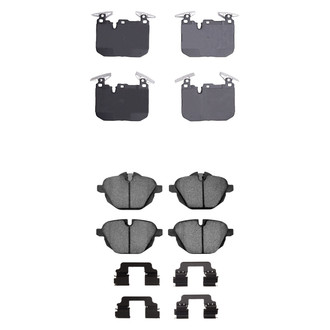 R1 Concepts® - Semi-Metallic Semi-Metallic Front and Rear Brake Pad Set