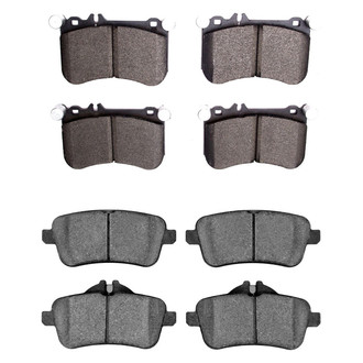 R1 Concepts® - Semi-Metallic Semi-Metallic Front and Rear Brake Pad Set