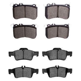 R1 Concepts® - Semi-Metallic Front and Rear Brake Pad Set