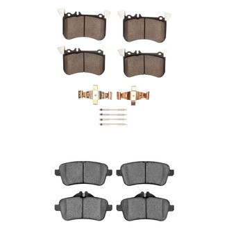R1 Concepts® - Semi-Metallic Semi-Metallic Front and Rear Brake Pad Set