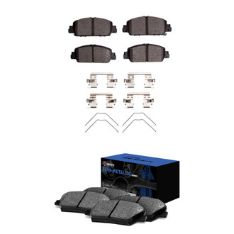 R1 Concepts® - Semi-Metallic Front and Rear Brake Pad Set