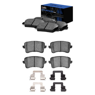 R1 Concepts® - Semi-Metallic Front and Rear Brake Pad Set