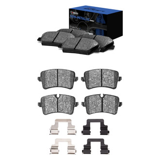 R1 Concepts® - Semi-Metallic Front and Rear Brake Pad Set