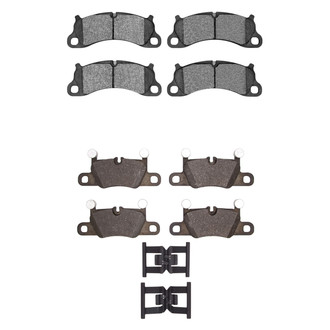 R1 Concepts® - Semi-Metallic Semi-Metallic Front and Rear Brake Pad Set