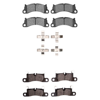 R1 Concepts® - Semi-Metallic Semi-Metallic Front and Rear Brake Pad Set