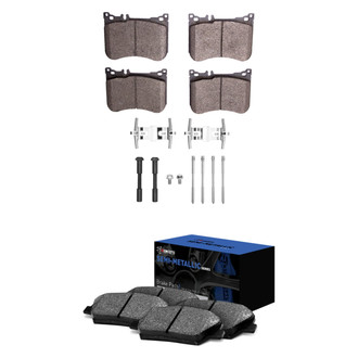 R1 Concepts® - Semi-Metallic Semi-Metallic Front and Rear Brake Pad Set