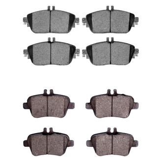 R1 Concepts® - Semi-Metallic Semi-Metallic Front and Rear Brake Pad Set