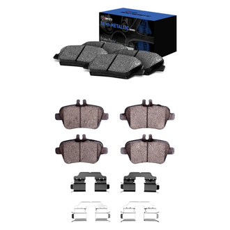 R1 Concepts® - Semi-Metallic Semi-Metallic Front and Rear Brake Pad Set