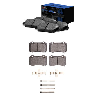 R1 Concepts® - Semi-Metallic Front and Rear Brake Pad Set
