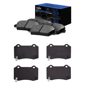 R1 Concepts® - Semi-Metallic Front and Rear Brake Pad Set
