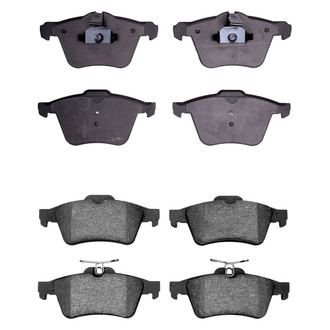 R1 Concepts® - Semi-Metallic Front and Rear Brake Pad Set