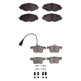 R1 Concepts® - Semi-Metallic Semi-Metallic Front and Rear Brake Pad Set
