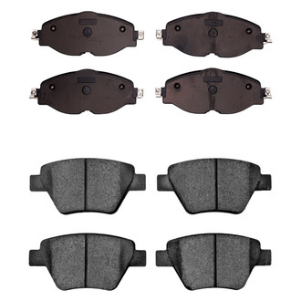 R1 Concepts® - Semi-Metallic Front and Rear Brake Pad Set