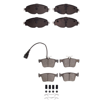 R1 Concepts® - Semi-Metallic Semi-Metallic Front and Rear Brake Pad Set