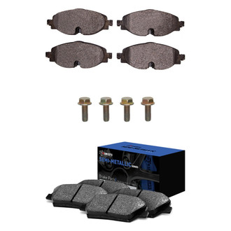 R1 Concepts® - Semi-Metallic Front and Rear Brake Pad Set