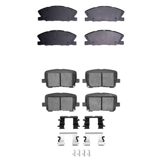 R1 Concepts® - Semi-Metallic Semi-Metallic Front and Rear Brake Pad Set