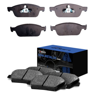 R1 Concepts® - Semi-Metallic Front and Rear Brake Pad Set