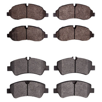 R1 Concepts® - Semi-Metallic Front and Rear Brake Pad Set
