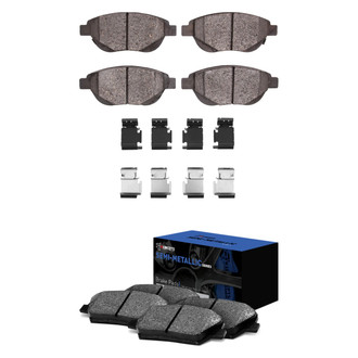R1 Concepts® - Semi-Metallic Front and Rear Brake Pad Set