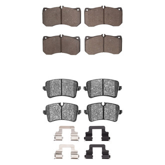 R1 Concepts® - Semi-Metallic Semi-Metallic Front and Rear Brake Pad Set