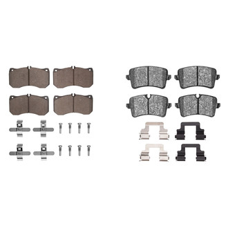 R1 Concepts® - Semi-Metallic Semi-Metallic Front and Rear Brake Pad Set